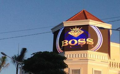 柬埔寨金边俱乐部P10户外广告LED显示屏47㎡-户外广告-365wm完美体育官网app光电